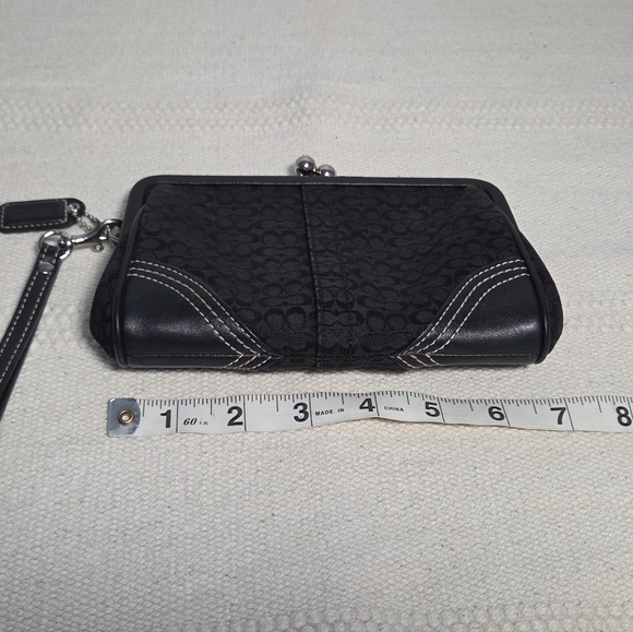 Coach Black Wristlet Clutch - Picture 9 of 9